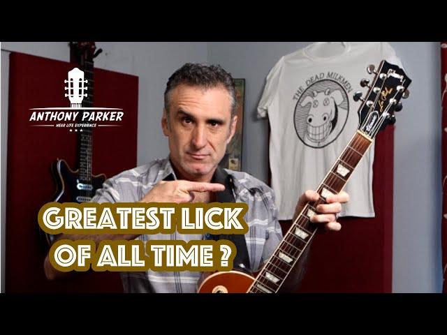 The greatest ROCK guitar lick of all time!