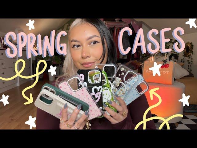trying NEW iPhone 15 Pro Max PHONE CASES | Cyrill Phone Case HAUL *perfect for SPRING*