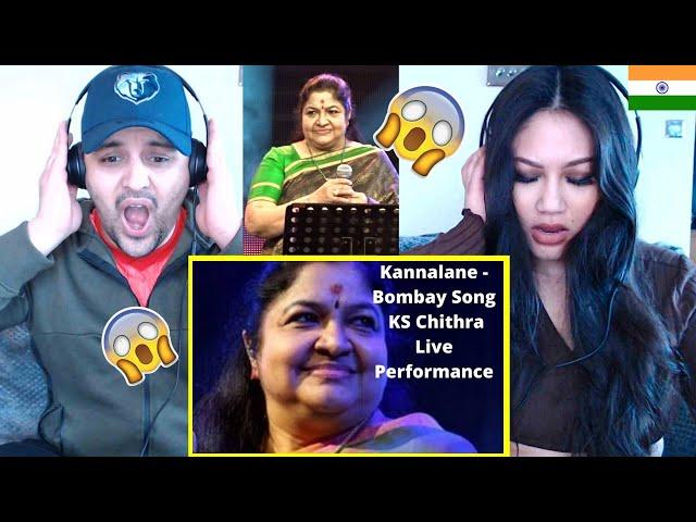 Kannalane - KS Chithra Live Performance REACTION