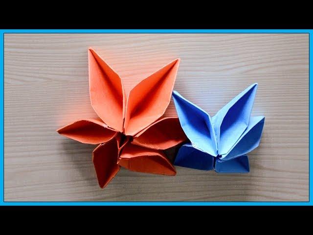 How To Make Paper Flowers || Easy Origami Flowers for Beginners