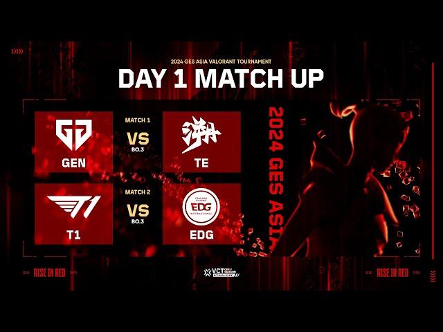 GES ASIA VALORANT TOURNAMENT DAY 1