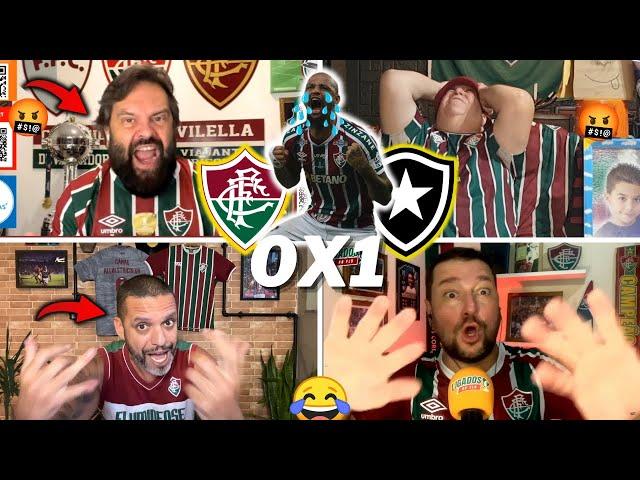 REAÇÕES TRICOLORES REVOLTADOS COM FELIPE MELO E NA ZONA- FLUMINENSE 0X1 BOTAFOGO- VAMOS RIR KKKK