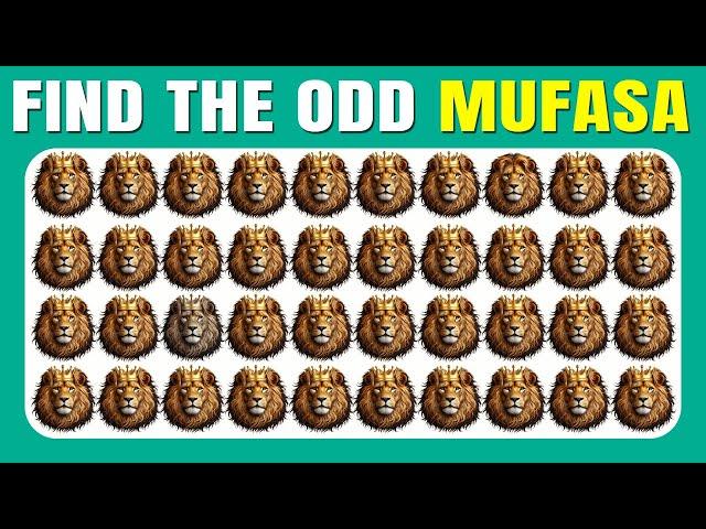 Find the ODD One Out - The Lion King Edition  Mufasa Movie Quiz | 40 Ultimate Levels