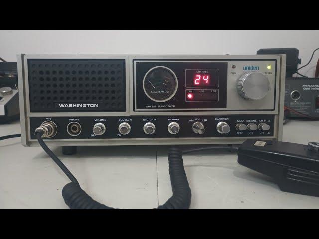 Uniden Washington Base Station CB Radio, Made in the Philippines, stock/unmodified