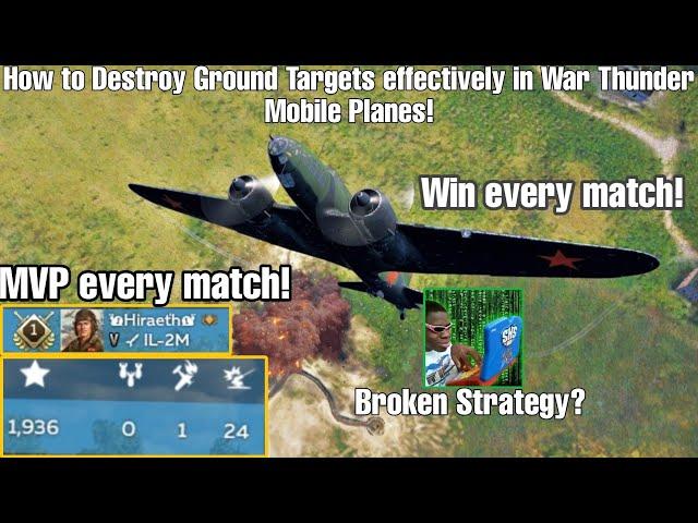 How To Win Fast in War Thunder Mobile Planes!