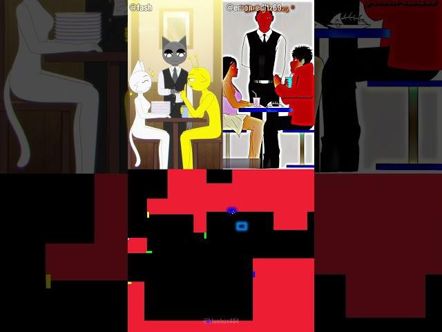 Power of Makeup Wenda and Simon Pt. 2 (Incredibox Sprunki Trollface Edit) | Blue Bouncing Square