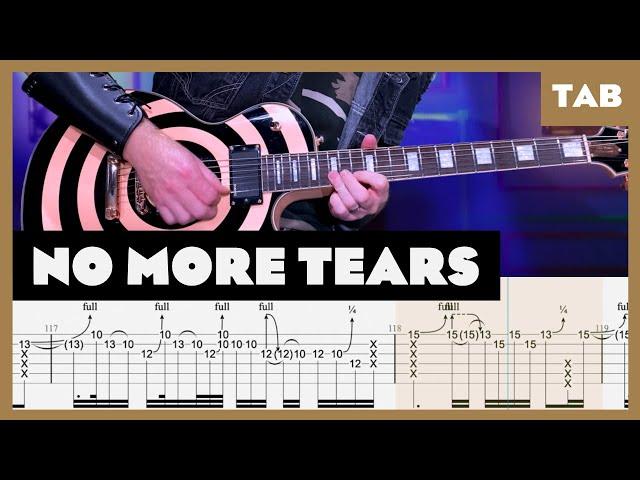 Ozzy Osbourne - No More Tears - Zakk Wylde - Guitar Tab | Lesson | Cover | Tutorial