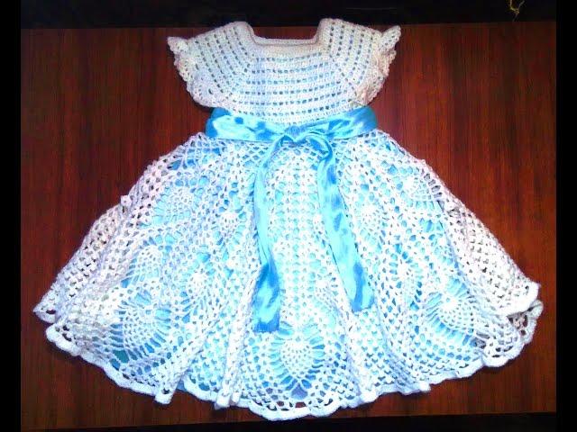 Нарядное белое платье. Часть 1. Кокетка.(attire baby dres)