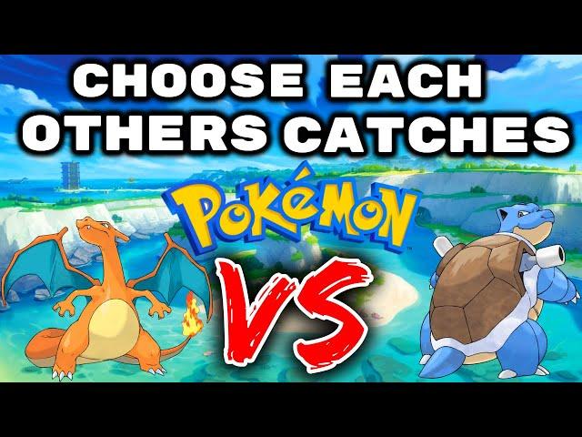 We Choose Pokemon From Each Others Catches Then We FIGHT! Pokemon Scarlet and Violet