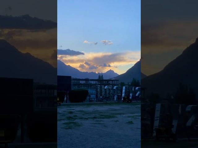 The colours of clouds is amazing #travel #clouds #sceniclandscapes #mountains #nature #scenicsunset