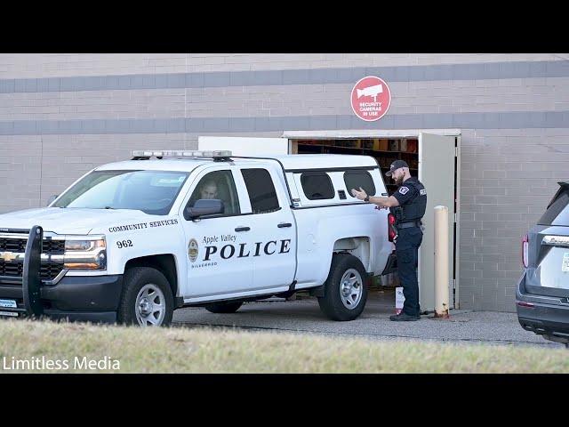 Deer Runs into Apple Valley Target - Scenes from Outside the Store