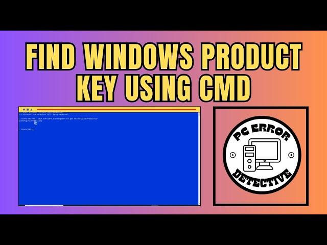 How to Find Windows 11 Product Key Using CMD