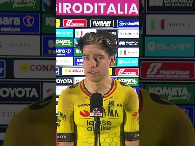 “It had to be here… this is where my road career started!" - Wout van Aert