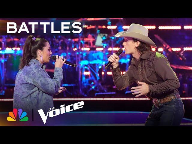 Camryn Brooks & Rowdy Shea Are In Perfect Harmony on "I Remember Everything" Voice Battles | NBC