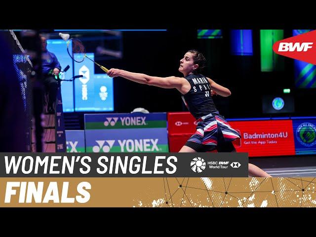 YONEX All England Open 2024 | Akane Yamaguchi (JPN) [4] vs. Carolina Marin (ESP) [5] | F