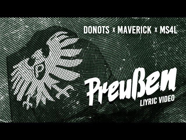 DONOTS x MAVERICK x MS4L - Preußen (Lyric Video)