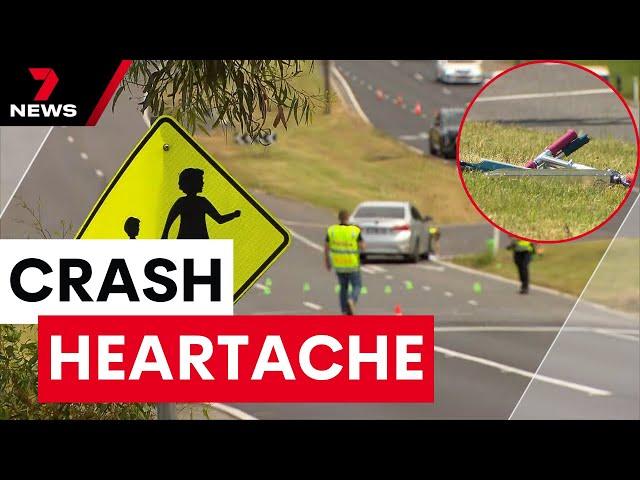 Tragedy in Melbourne’s southeast, little girl struck while walking with her family | 7NEWS