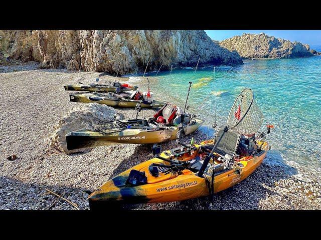 Kayak Fishing Adventure in the Hidden Coves of Fethiye / Mugla TURKEY - Tai Rubber
