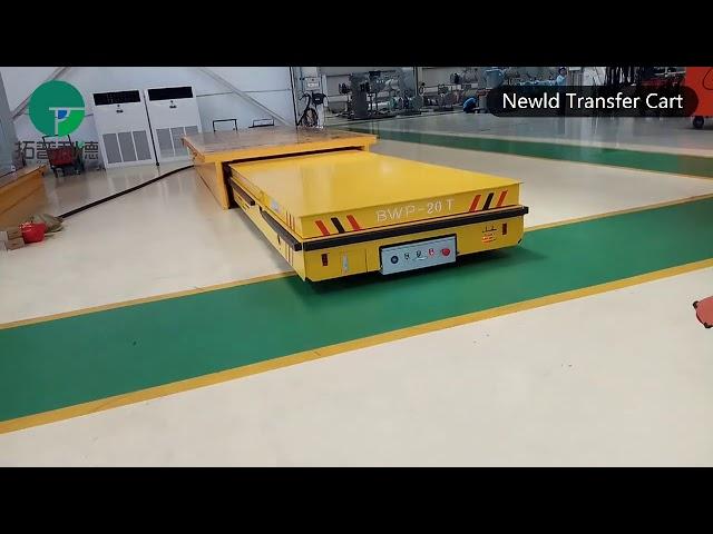 Steerable Battery Transfer Trolley - Pallet Motorized Transfer Cart