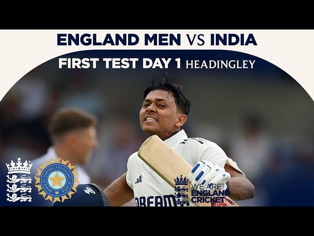 Centuries For Jaiswal And Gill | Highlights - England v India Day 1 | Rothesay Test 2025