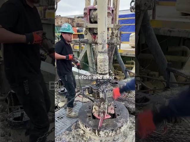 rig floor activites  #petroleum #casing #drilling #tripping #rig #ad