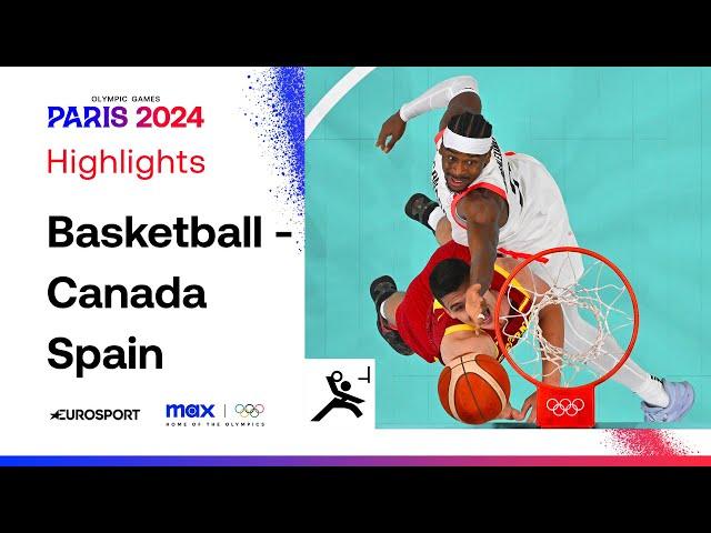 EPIC BATTLE  | Canada Vs Spain | Men's Basketball | Paris 2024 Olympics | #Paris2024