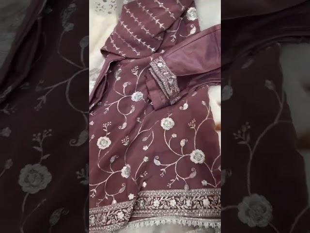 #fashion Ziaaz Designs - brand that speaks for itself️*Noor dainty dusk code 232 Semi READYMADE -XL