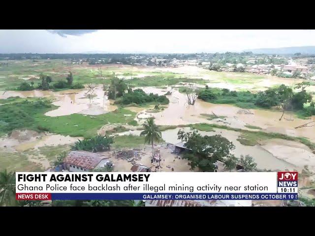 Fight Against Galamsey: Ghana Police face backlash after illegal mining activity near the station