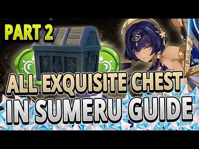 All Exquisite Chest (Open-World Chest & Puzzle) Sumeru Part 2 Guide | Genshin Impact 3.1