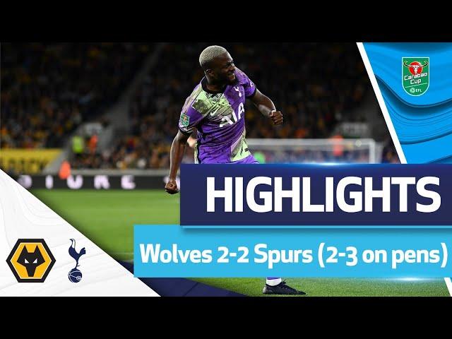 Penalty shootout DRAMA at Molineux | HIGHLIGHTS | Wolves 2-2 Spurs (2-3)