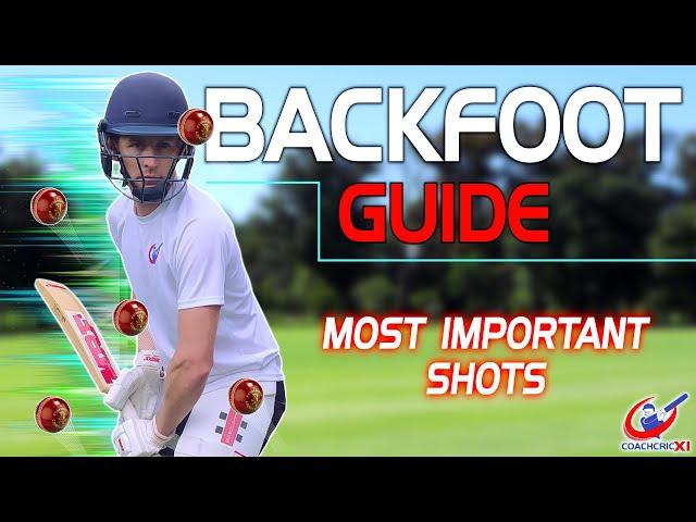 5 MOST IMPORTANT BACK FOOT SHOTS | Back Foot Batting Guide