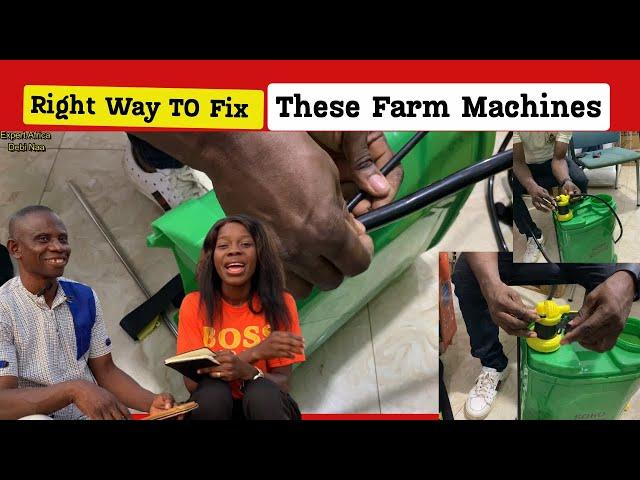 how to fix simple farm machines yourself before you loose your crops| how to use spraying machines