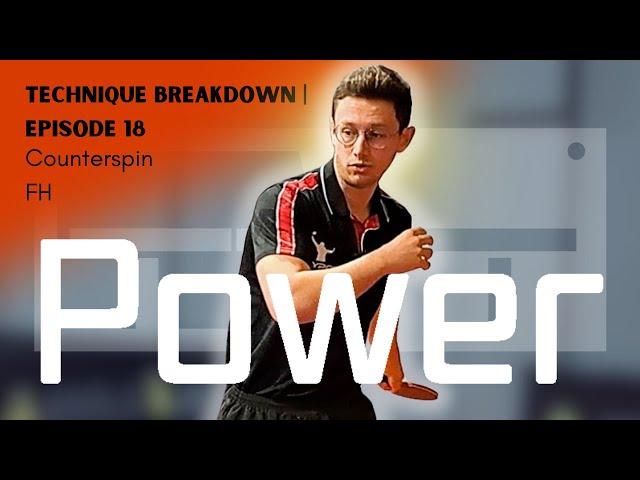 The Forehand Counterspin: How to Counterloop Effectively and with Quality (TB EP. 18)