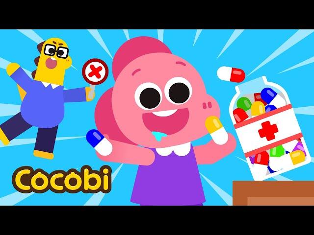 No! Medicine is Not Candy! Fun Songs for Kids | Cocobi