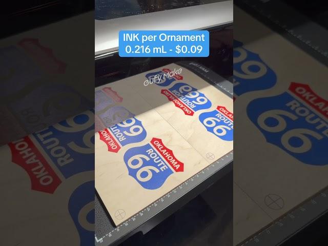We made $100 with less than $1 in ink…  #Crafting  #UVPrinter #EufyMakeE1 #PrintAndCut #Laser  #E1