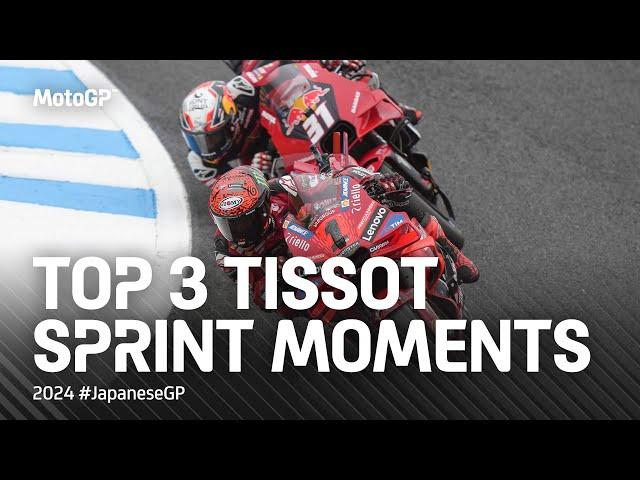 Top 3 #TissotSprint Moments  | 2024 #JapaneseGP