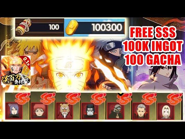 Naruto Ninja Adventure Gameplay - Free SSS & 100K Ingot & 100 Summon Tickets & 3 Giftcodes Android