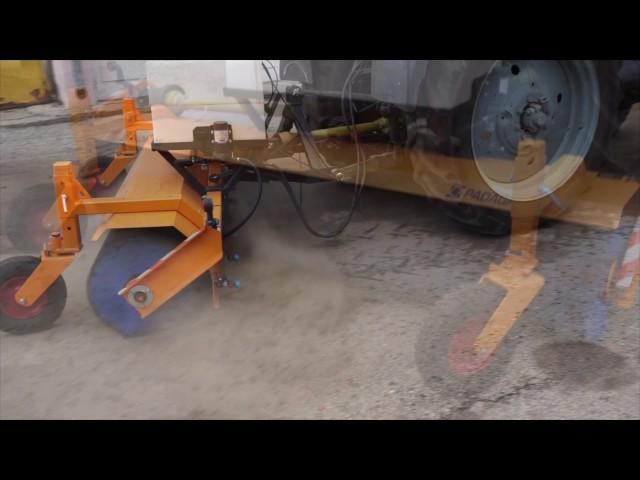 Mechanical road sweeper for tractor, road brush, sweeping machine PG - „Padagas ir Ko“