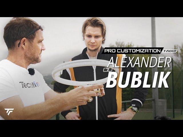 TECNIFIBRE l Pro Customization: building the perfect touchy racquet for Alexander Bublik