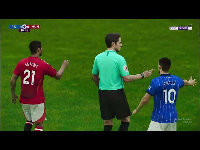 eFootball pes2021 gameplay | Ipswich Town vs Manchester United  Football Match | premier League |