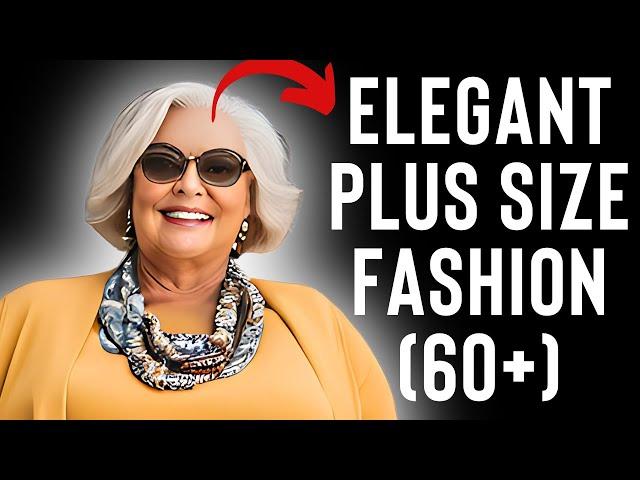 Elegant Plus Size Fashion for Women Over 60