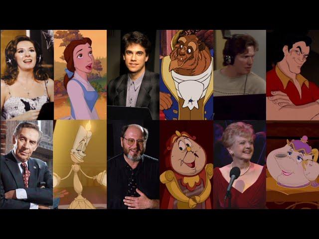 Beauty and the Beast | Voice Actors | Behind the Scenes | Side By Side Comparison