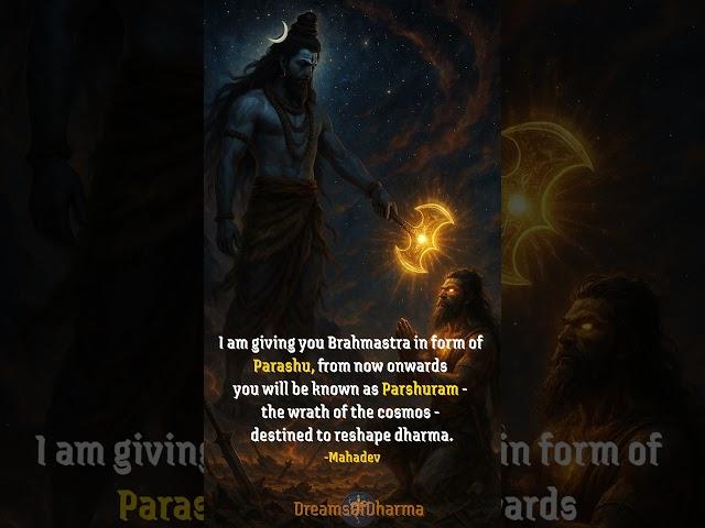 Lord Shiva and Parshuram | DreamsOfDharma | #lordshiva #parshuram #brahmastra #shiva #dharma #shorts