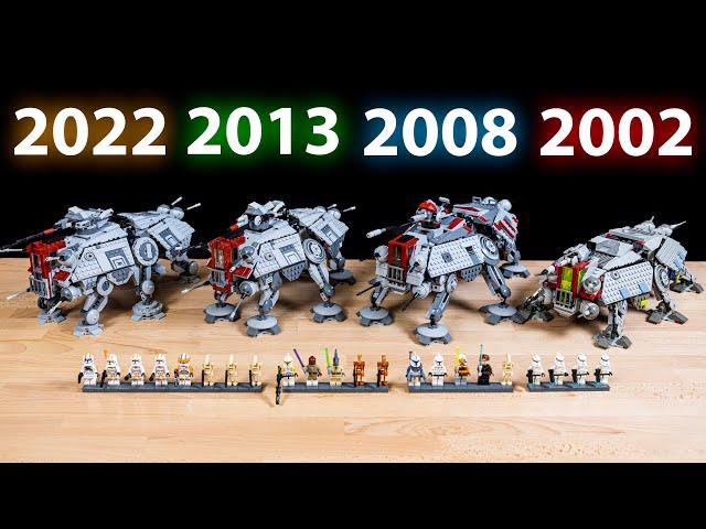 LEGO Star Wars AT-TE Comparison | 75337, 75019, 7675, 4482