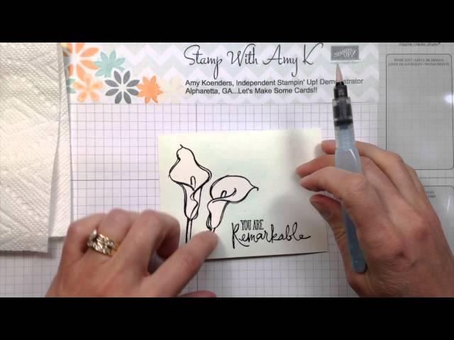 Watercoloring Tips - Stamp With Amy K