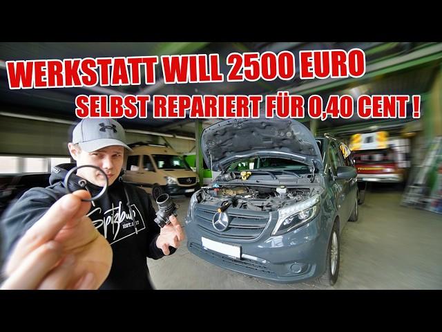 CRAZY : WORKSHOP WANTS 2500 EURO - REPAIRED for 40 CENTS - Turbo problem W447 | ItsMarvin