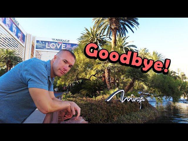 Saying Goodbye to the Mirage Hotel & Casino in Las Vegas (My Final Stay)