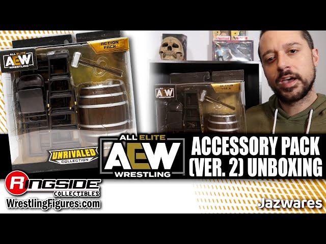 Ringside Collectibles Unboxing: AEW Accessory Pack Version 2 for Wrestling Accessories by Jazwares!