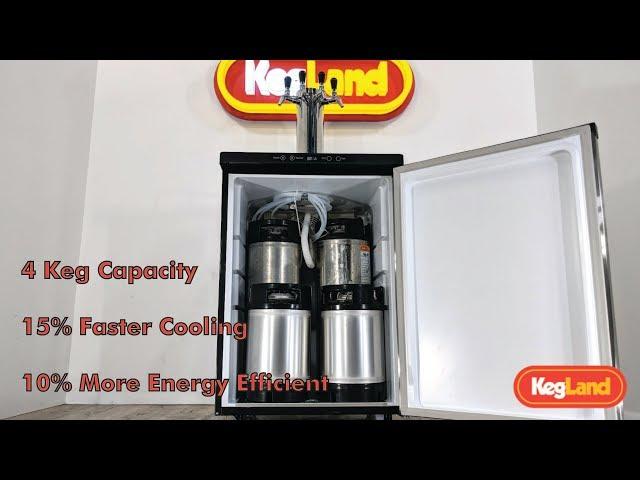 Series X - More Kegs, More Powerful, More Efficient - 4 Keg Kegerator