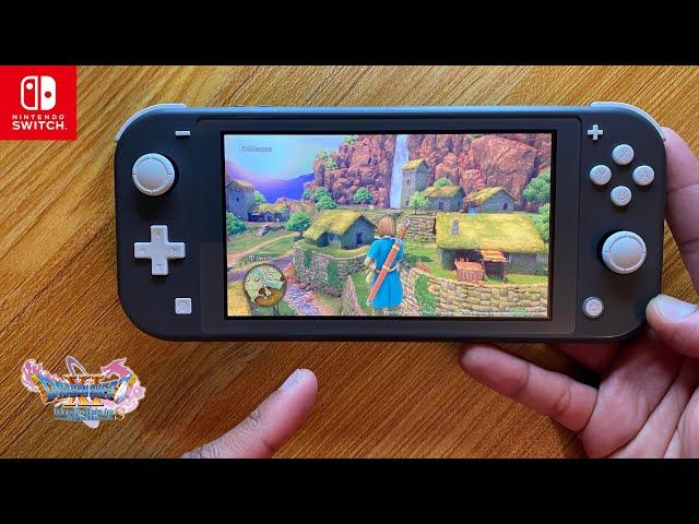 DRAGON QUEST XI S: Echoes of an Elusive Age - Definitive Edition Nintendo Switch Lite Gameplay